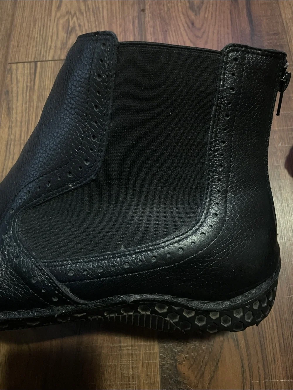 Alegria Men's Jony Black Leather Slip-On Chukka Ergonomic Comfort Boots Sz 47/14